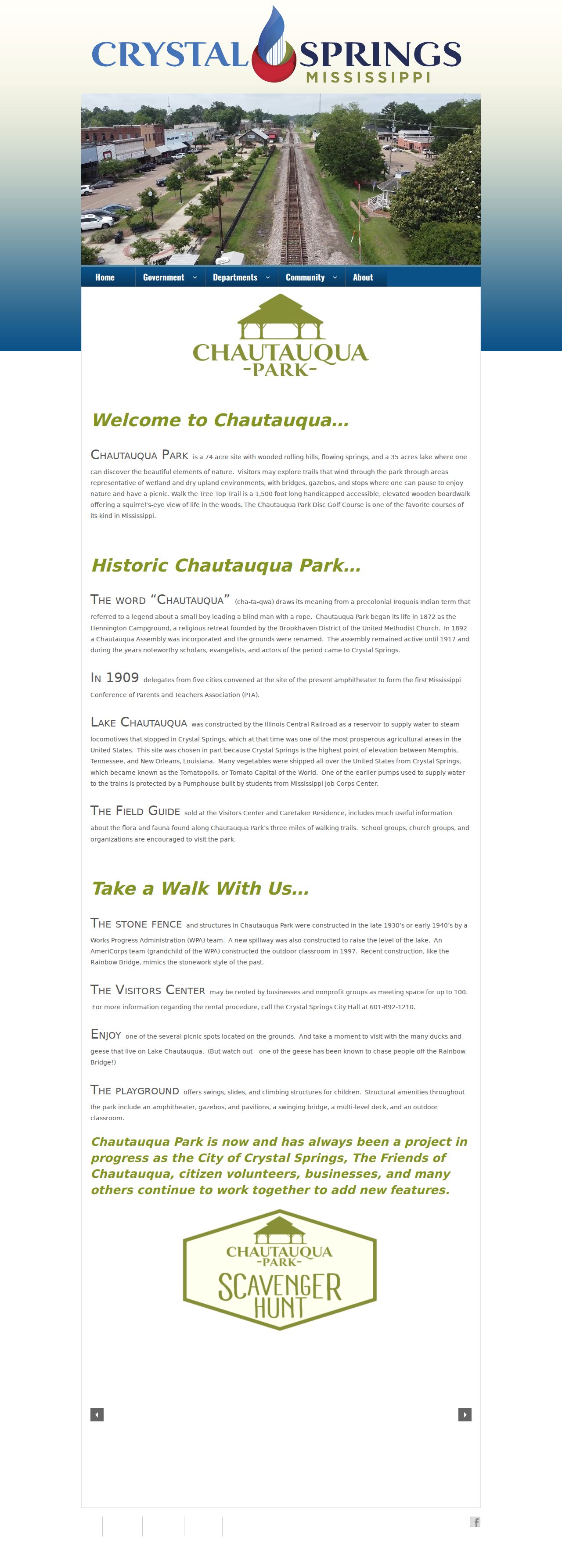 Crystal Springs court docket local civic history at Chautauqua Park