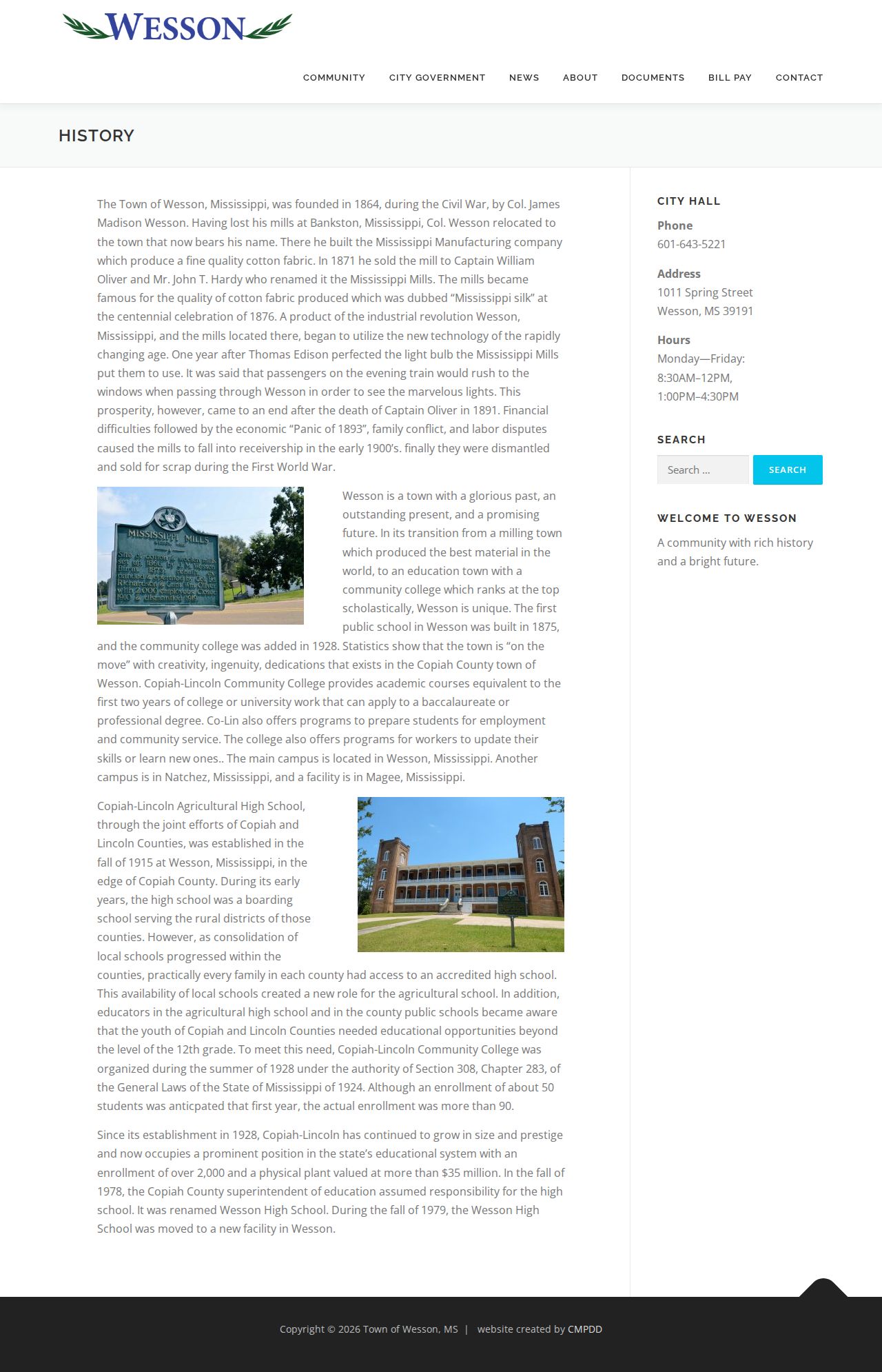 Wesson court docket mill school and college civic context
